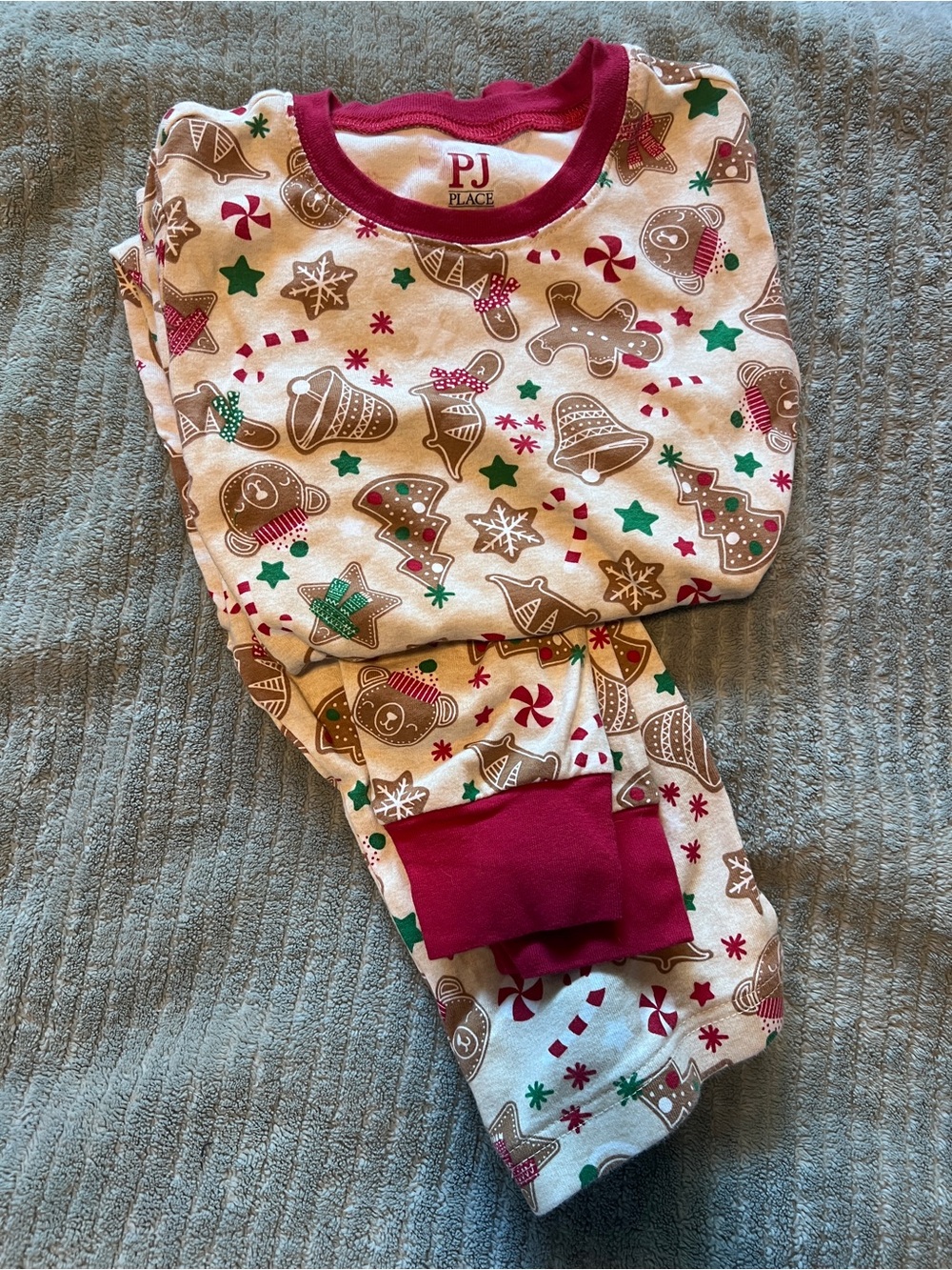 Christmas Gingerbread Pajama Set